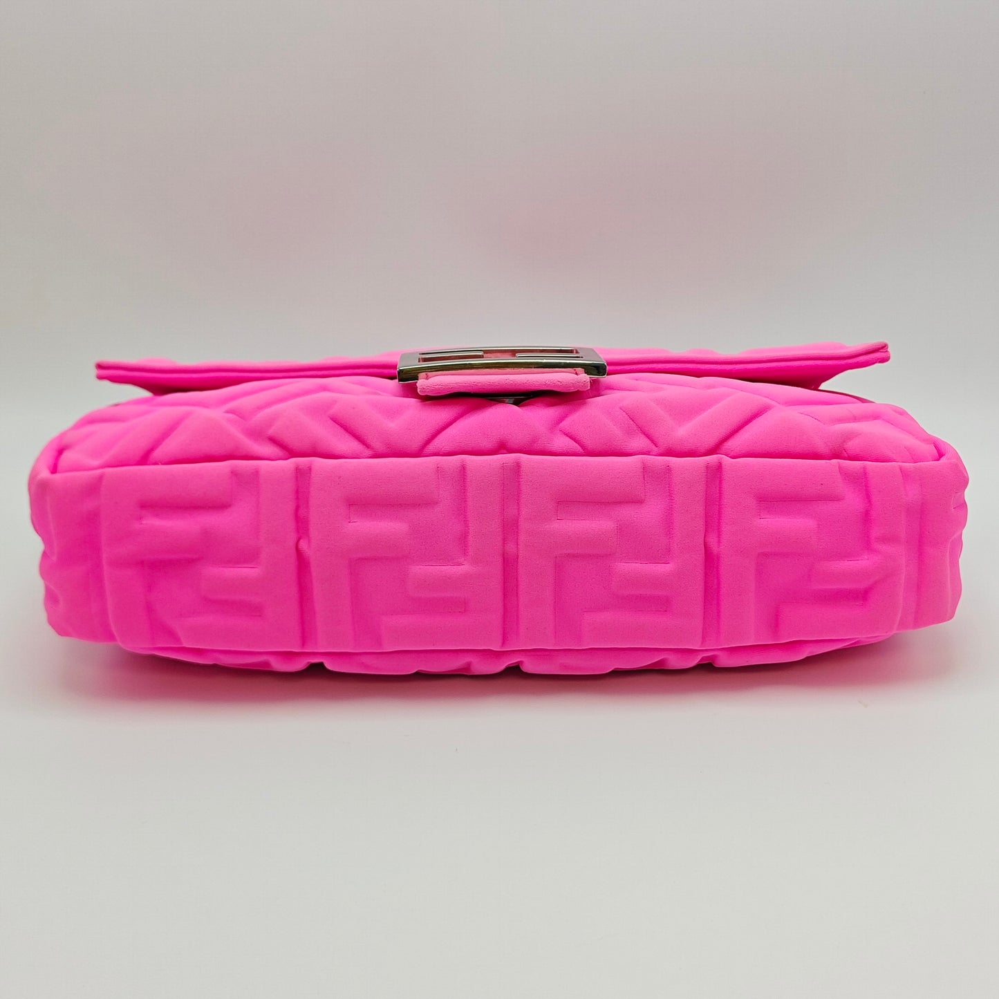 Fendi - Baguette - Padded technical fabric - Pink with Silver-Tone Hardware - (Medium)
