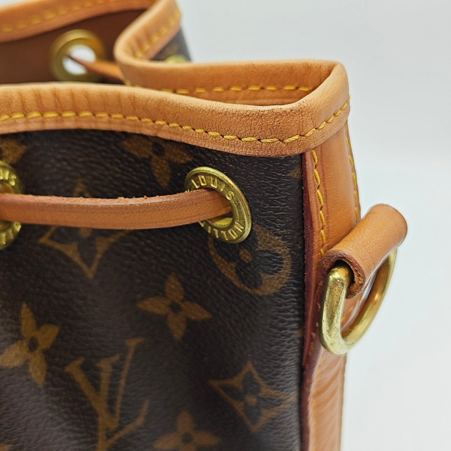 Louis Vuitton - Noé BB - Monogram Canvas with Vachetta Leather trim - Brown - (mini)