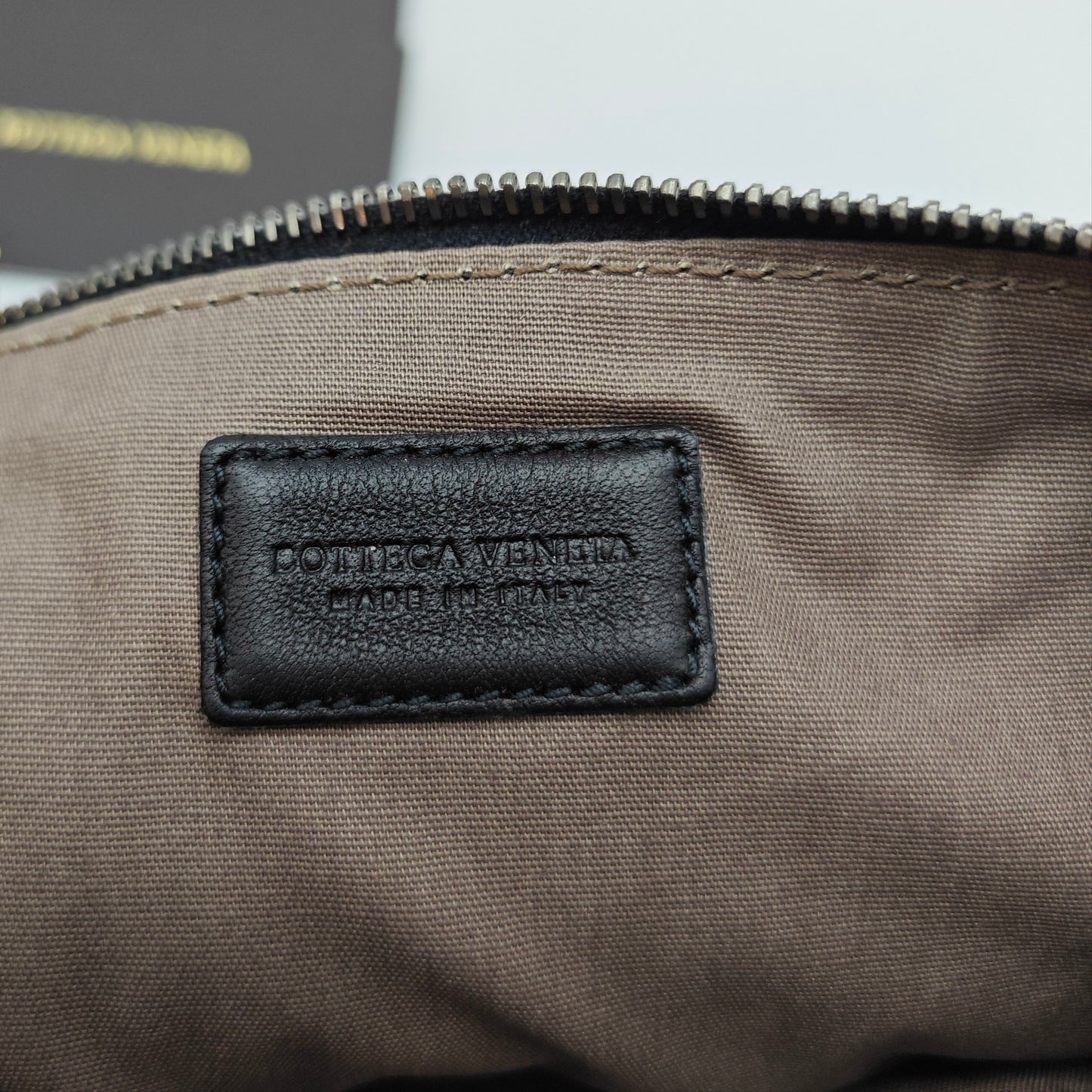 Bottega Veneta - Intrecciato Pouch - Leather - Black - (small)