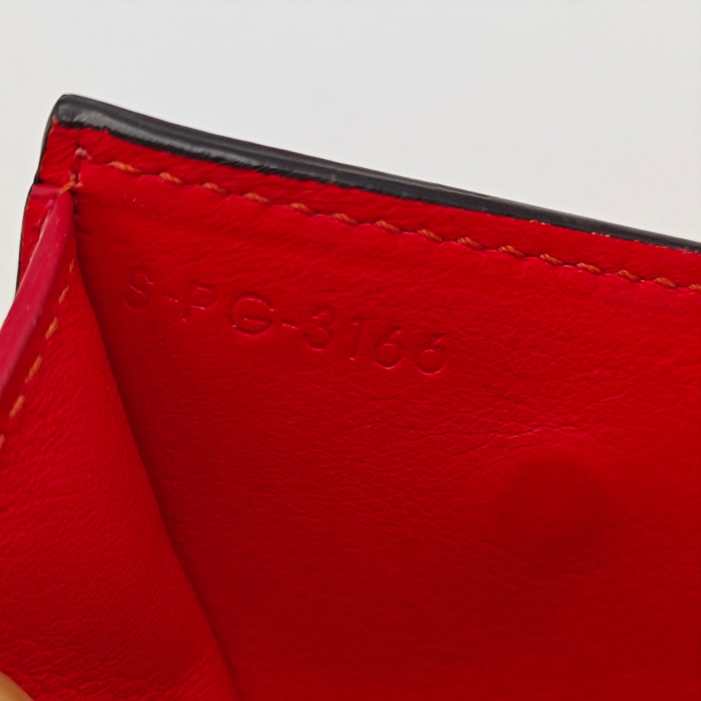 Celine - Small Tri-fold Wallet - Grained calfskin leather - Beige - (mini)