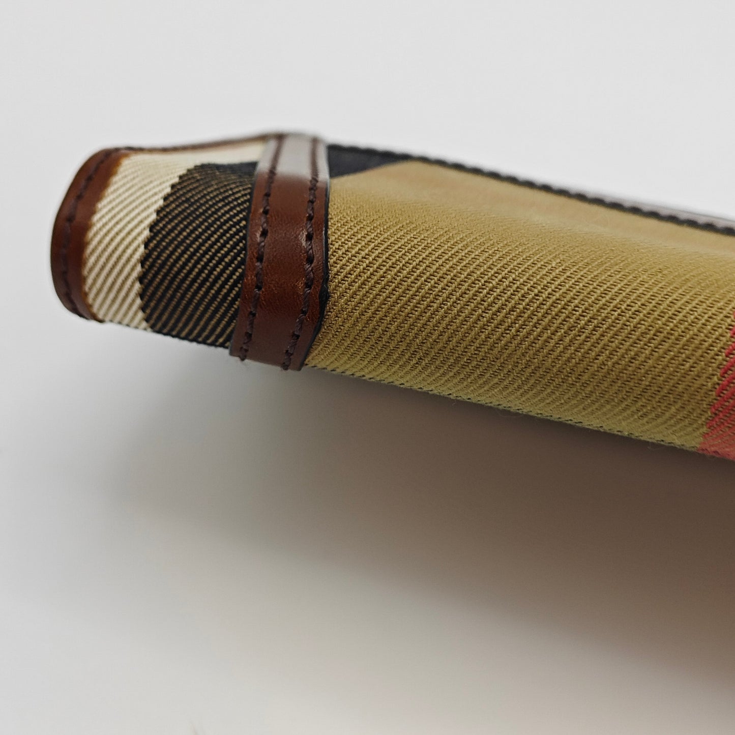 Burberry - Long Zip Wallet - Canvas and Leather - Beige, Brown, Multicolour - (Medium)