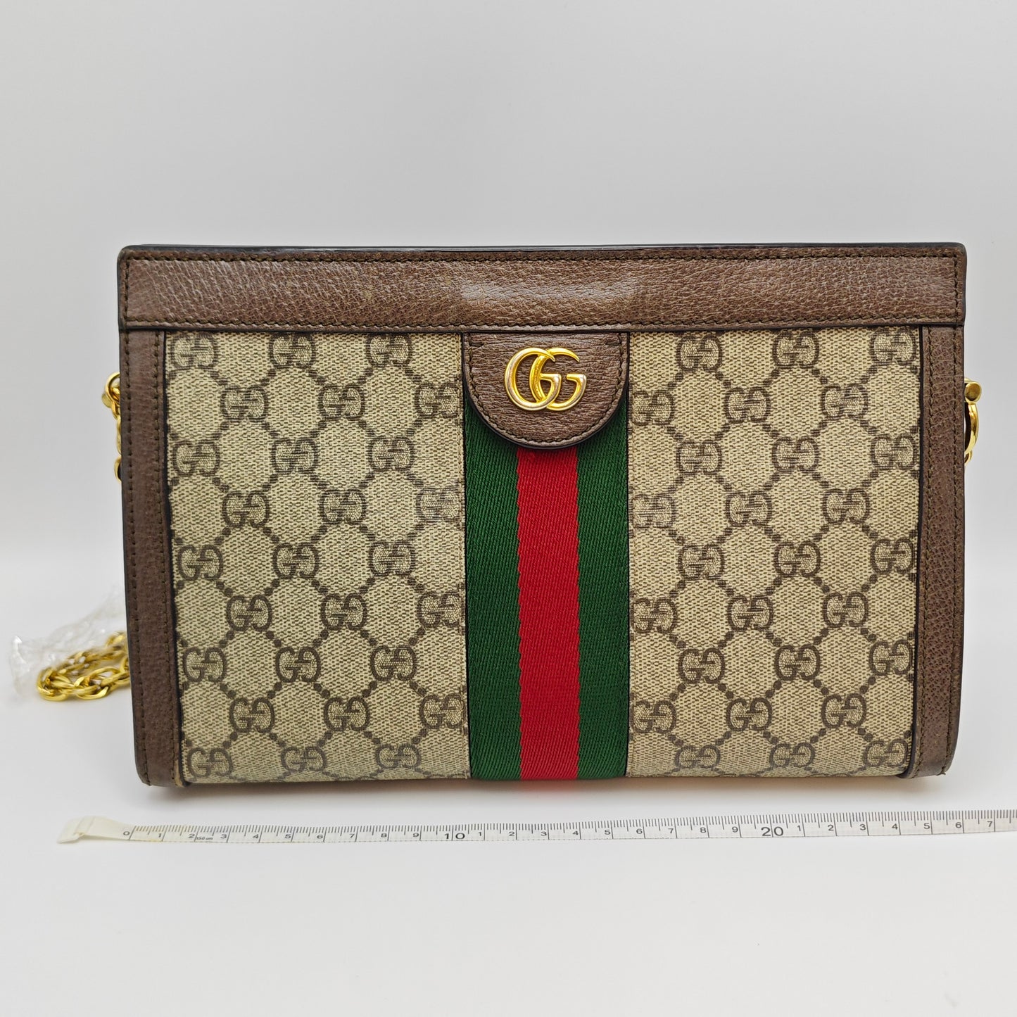 Gucci - Ophidia Small Shoulder Bag - Synthetic - Beige - (small)