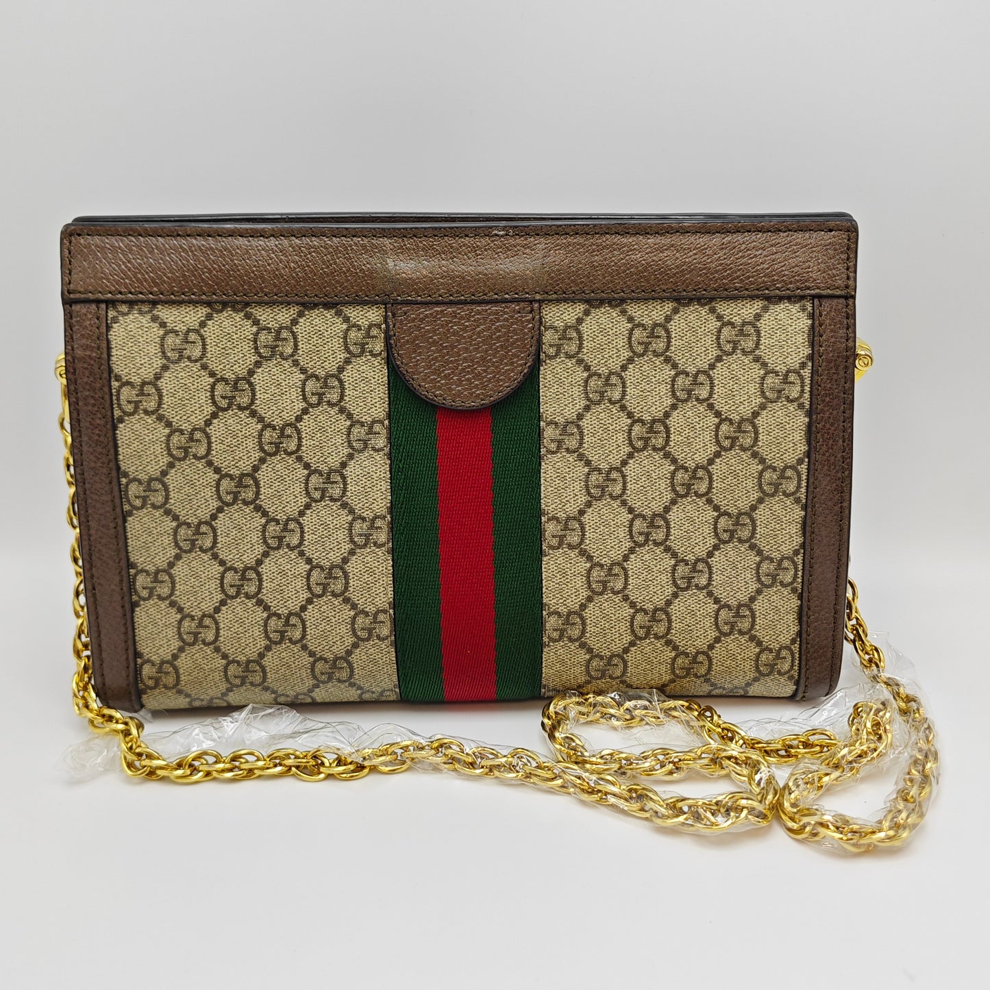 Gucci - Ophidia Small Shoulder Bag - Synthetic - Beige - (small)