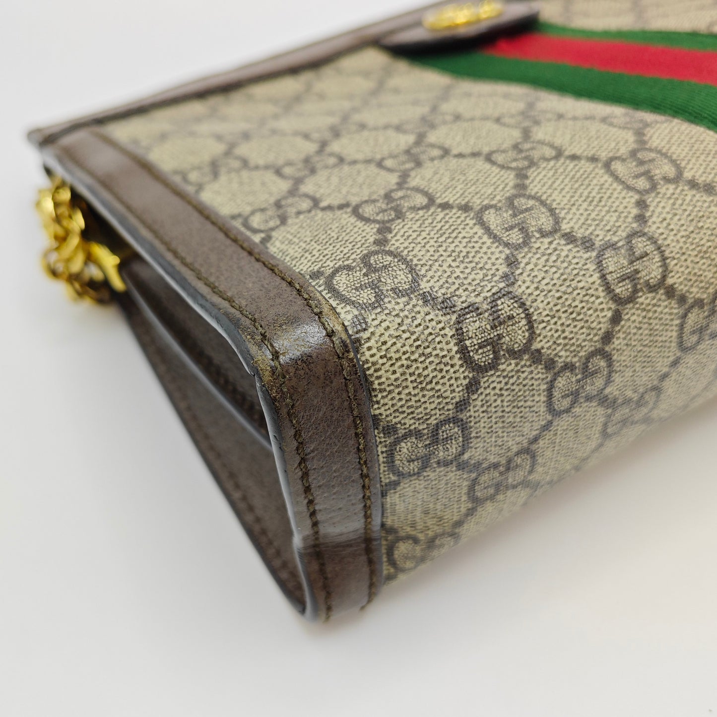 Gucci - Ophidia Small Shoulder Bag - Synthetic - Beige - (small)