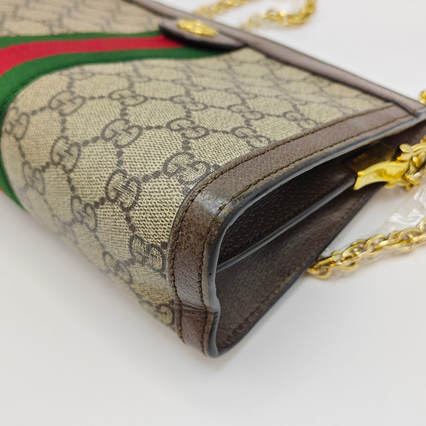 Gucci - Ophidia Small Shoulder Bag - Synthetic - Beige - (small)