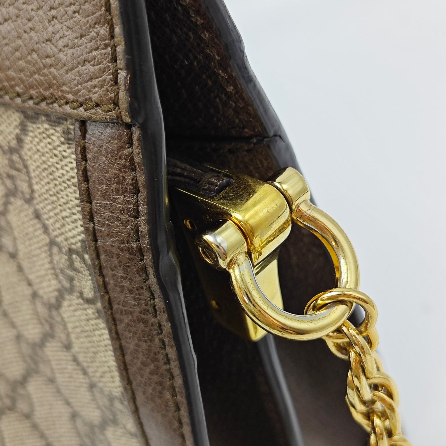 Gucci - Ophidia Small Shoulder Bag - Synthetic - Beige - (small)