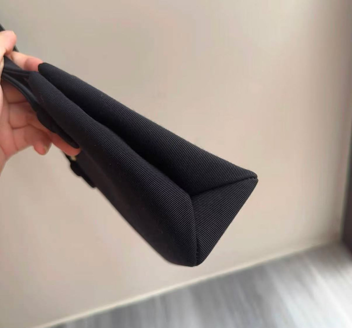 Chanel - Kelly - Cloth - Black - (mini)