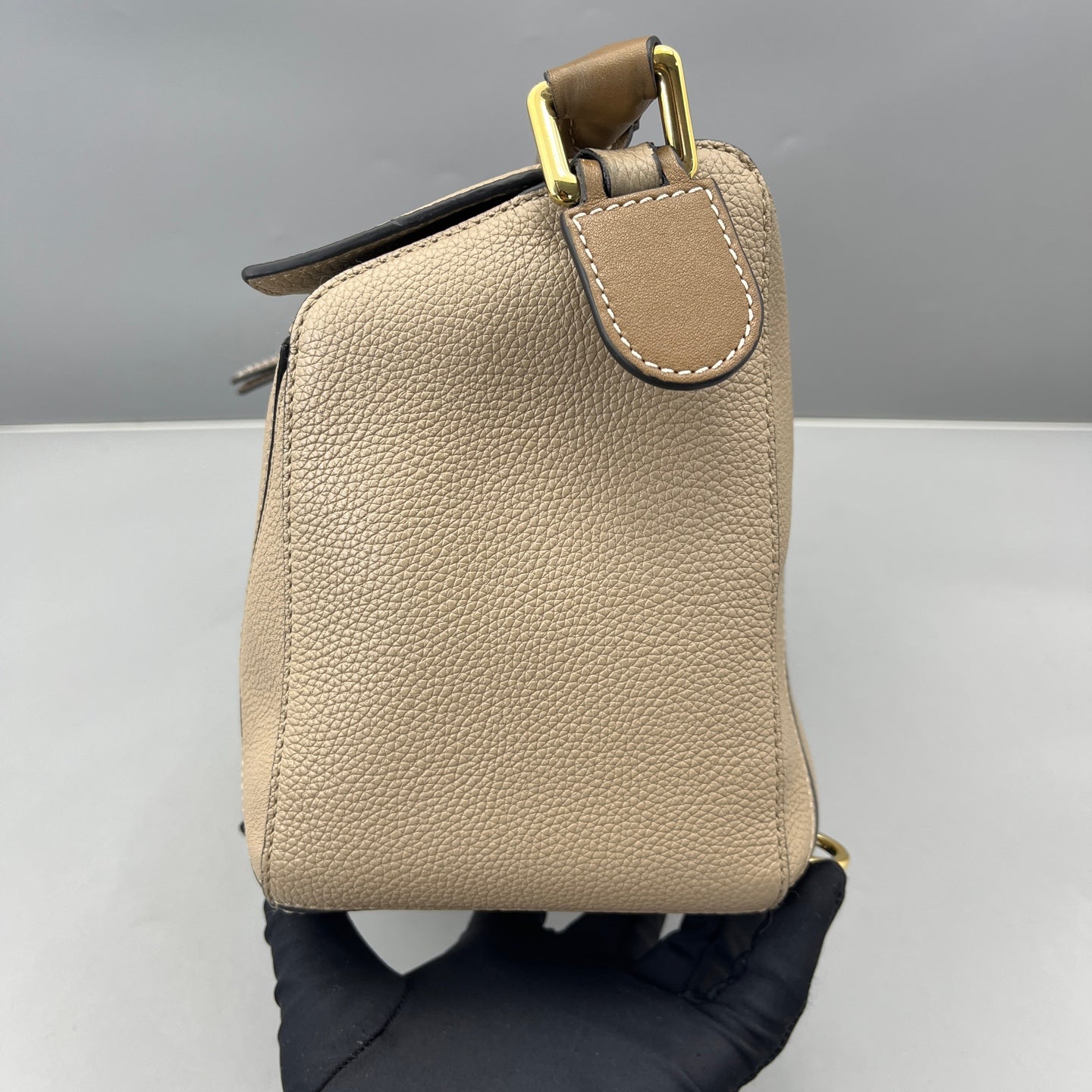 Loewe - Puzzle Bag - Grained leather - Beige - (medium)