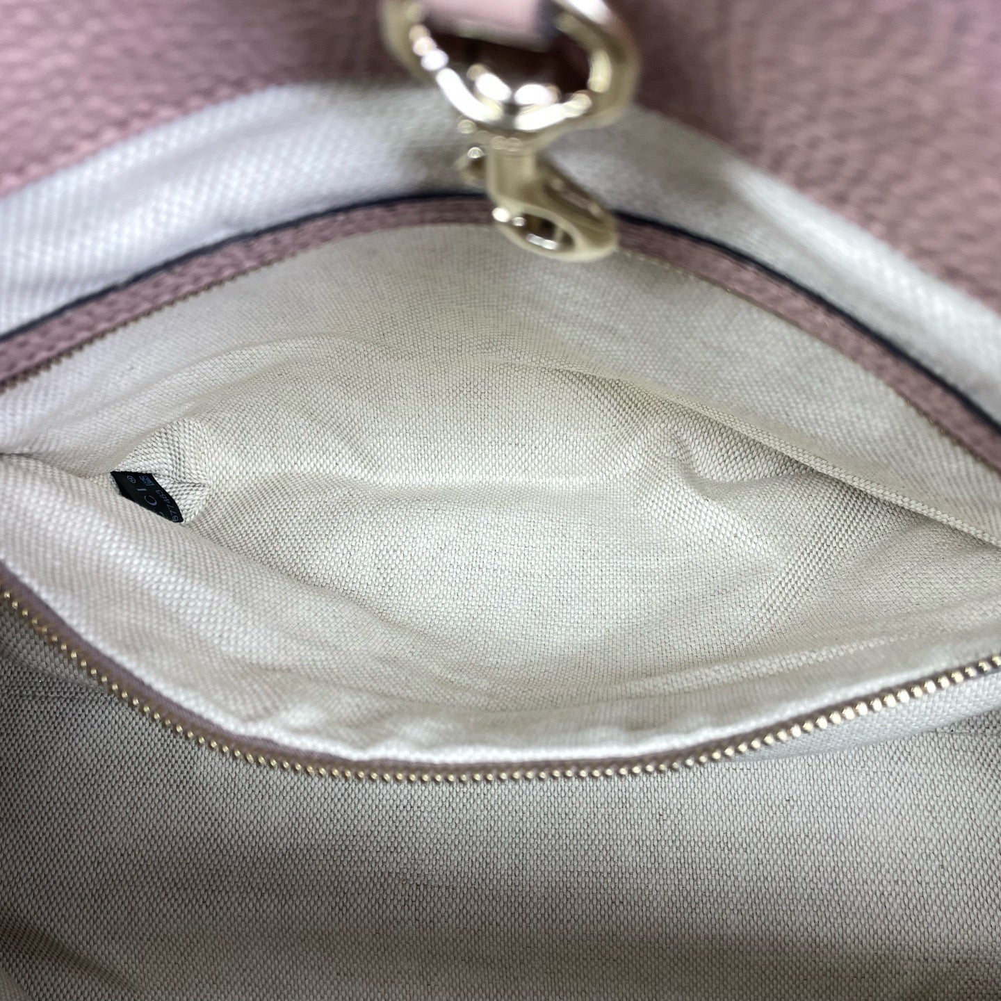 Gucci - Soho Chain Shoulder Bag - Grained leather - Pink - (medium)