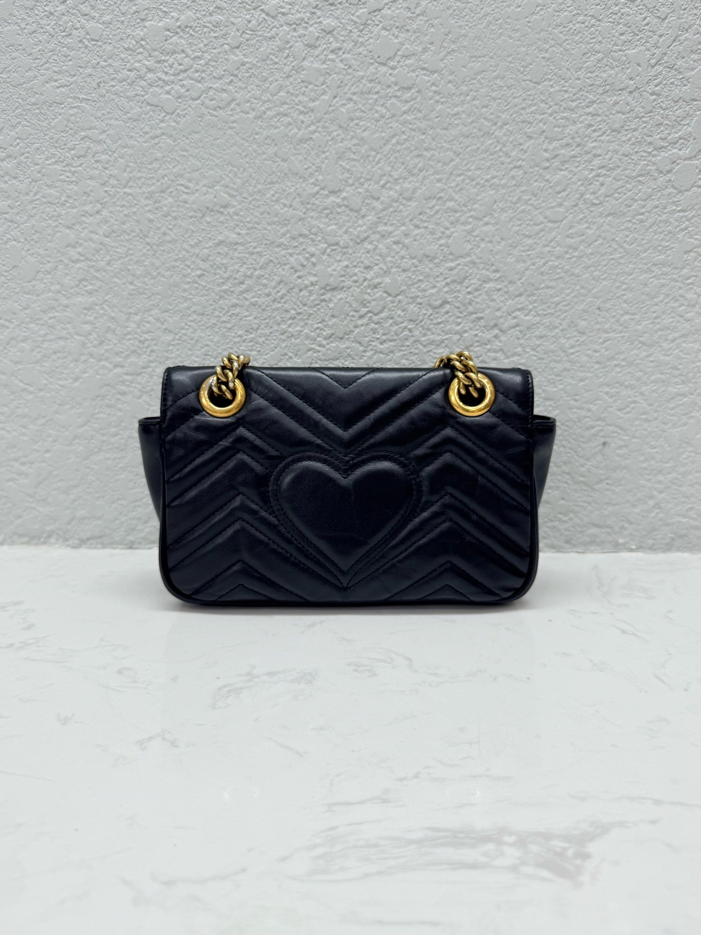 Gucci - Marmont 22 - Leather - Black - (mini)