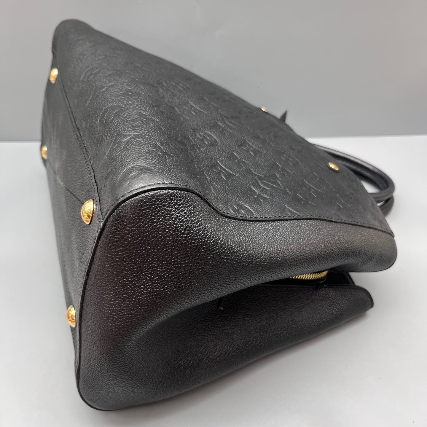Louis Vuitton - Montaigne MM - Monogram Empreinte leather - Black - (medium)