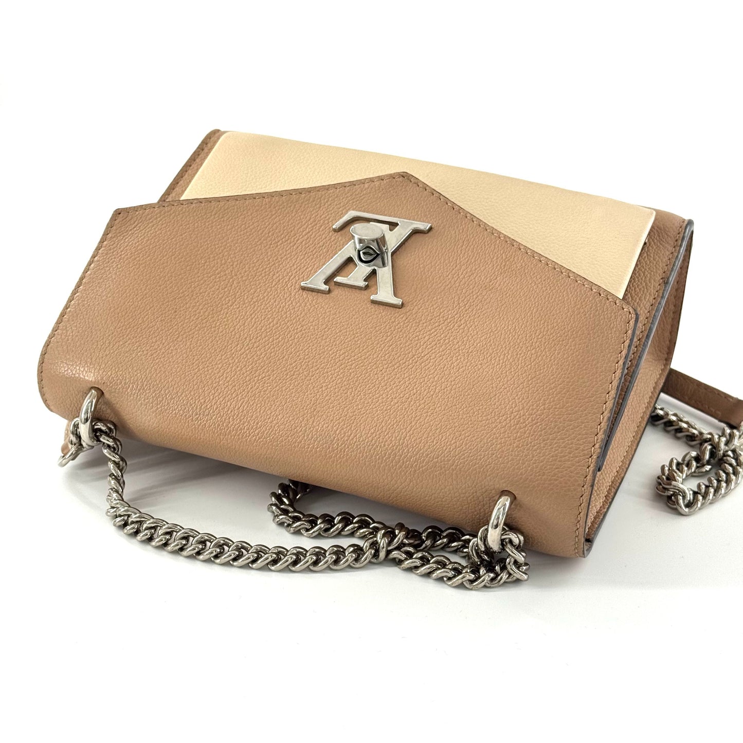 Louis Vuitton - Lockme Chain Bag - Leather - Beige - (Small)