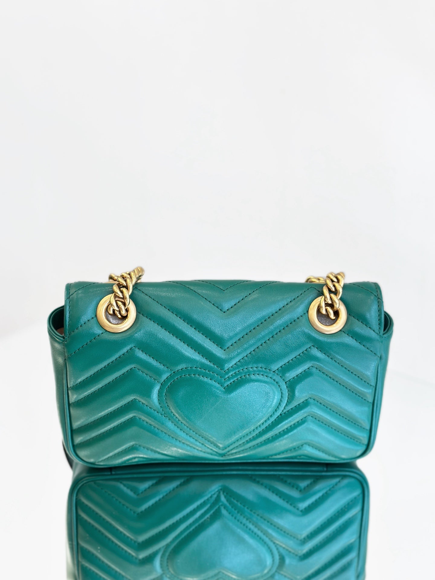 Gucci - Marmont Mini - Leather - Green - (mini)