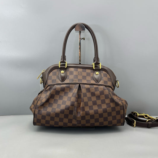Louis Vuitton - Tivoli GM - Damier Ebene canvas with cowhide leather trim - Brown - (medium)