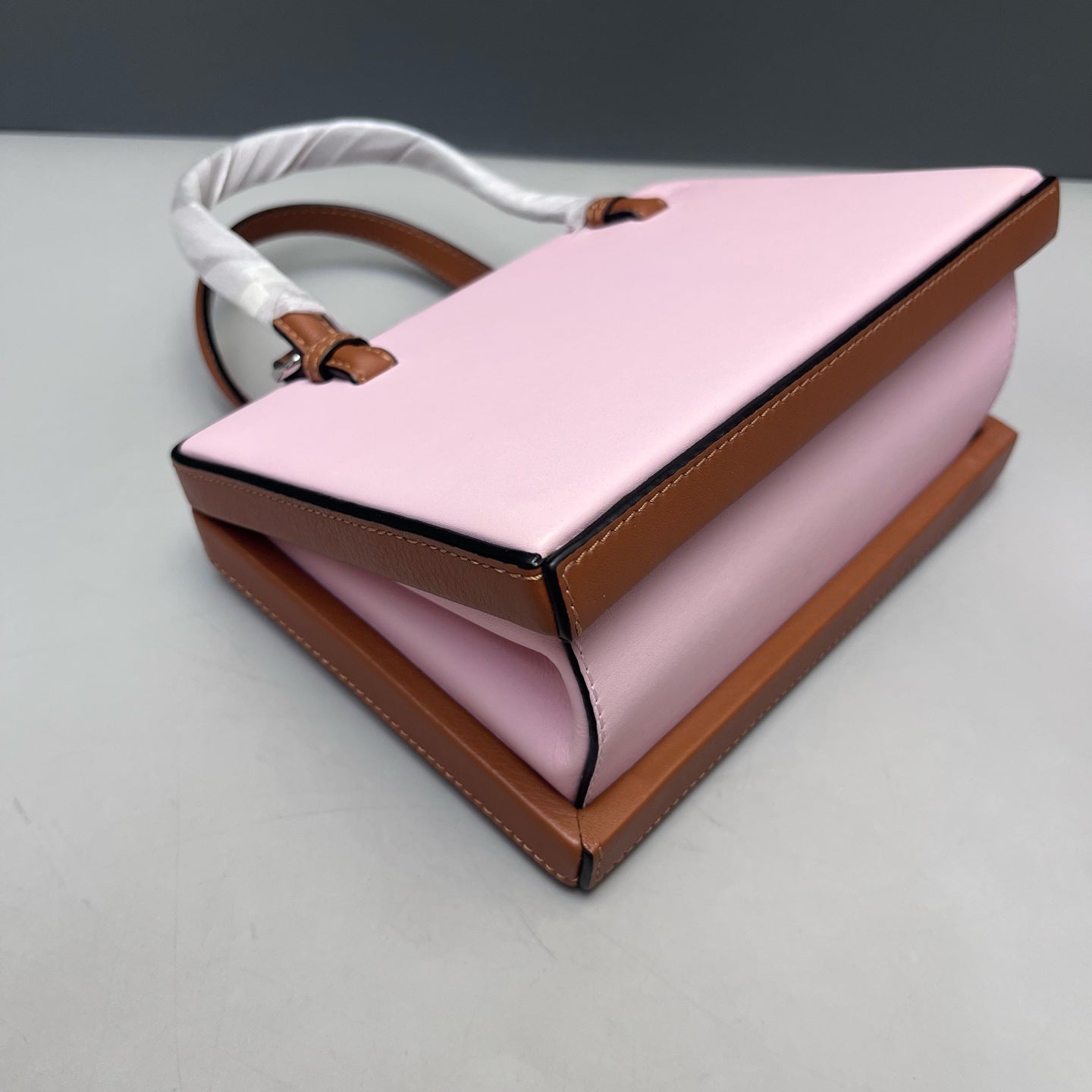 Loewe - Postal Bicolor Box Bag - Leather - Multicolour - (mini)