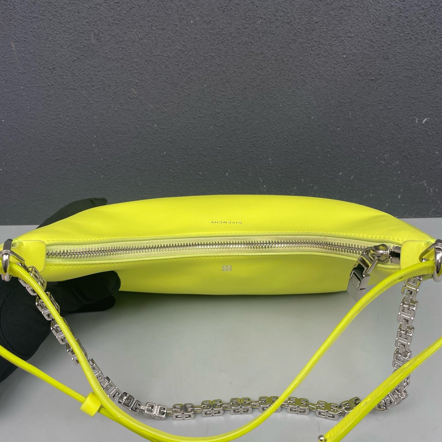 Givenchy - Moon Cut Small Shoulder Bag - Leather - Yellow - (Small)