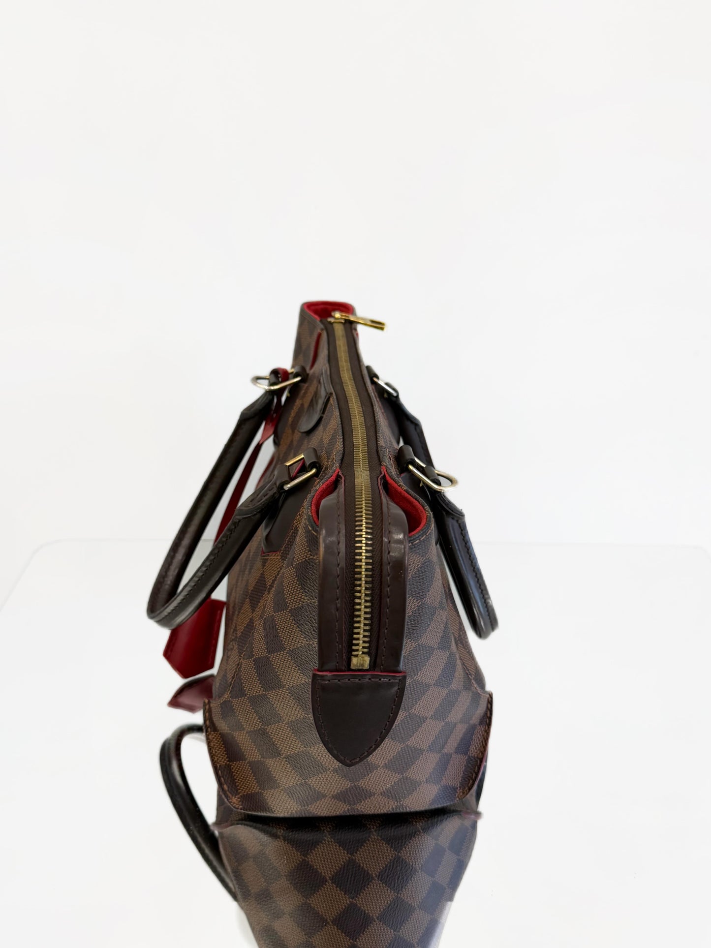Louis Vuitton - Pallas BB - Damier Ebene coated canvas with leather trim - Brown - (mini)