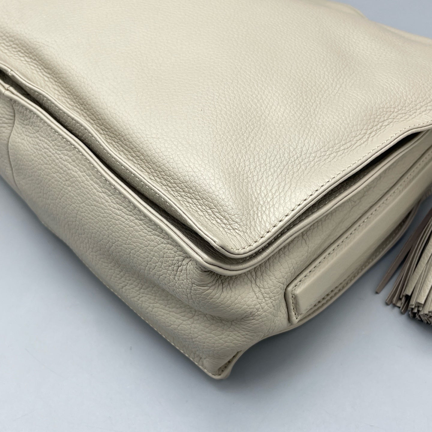 Loewe - Flamenco - Pebbled leather - Light Grey - (medium)