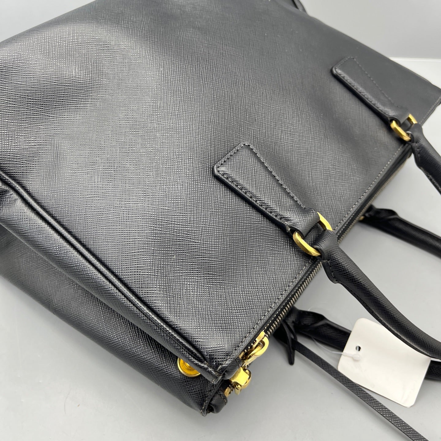 Prada - Galleria (Saffiano Lux Double Zip Tote) - Saffiano leather - Black - (medium)