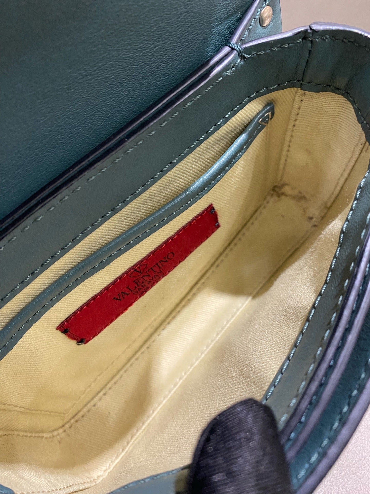 Valentino - Rockstud Mini Crossbody Bag - Leather - Sky Blue - (mini)