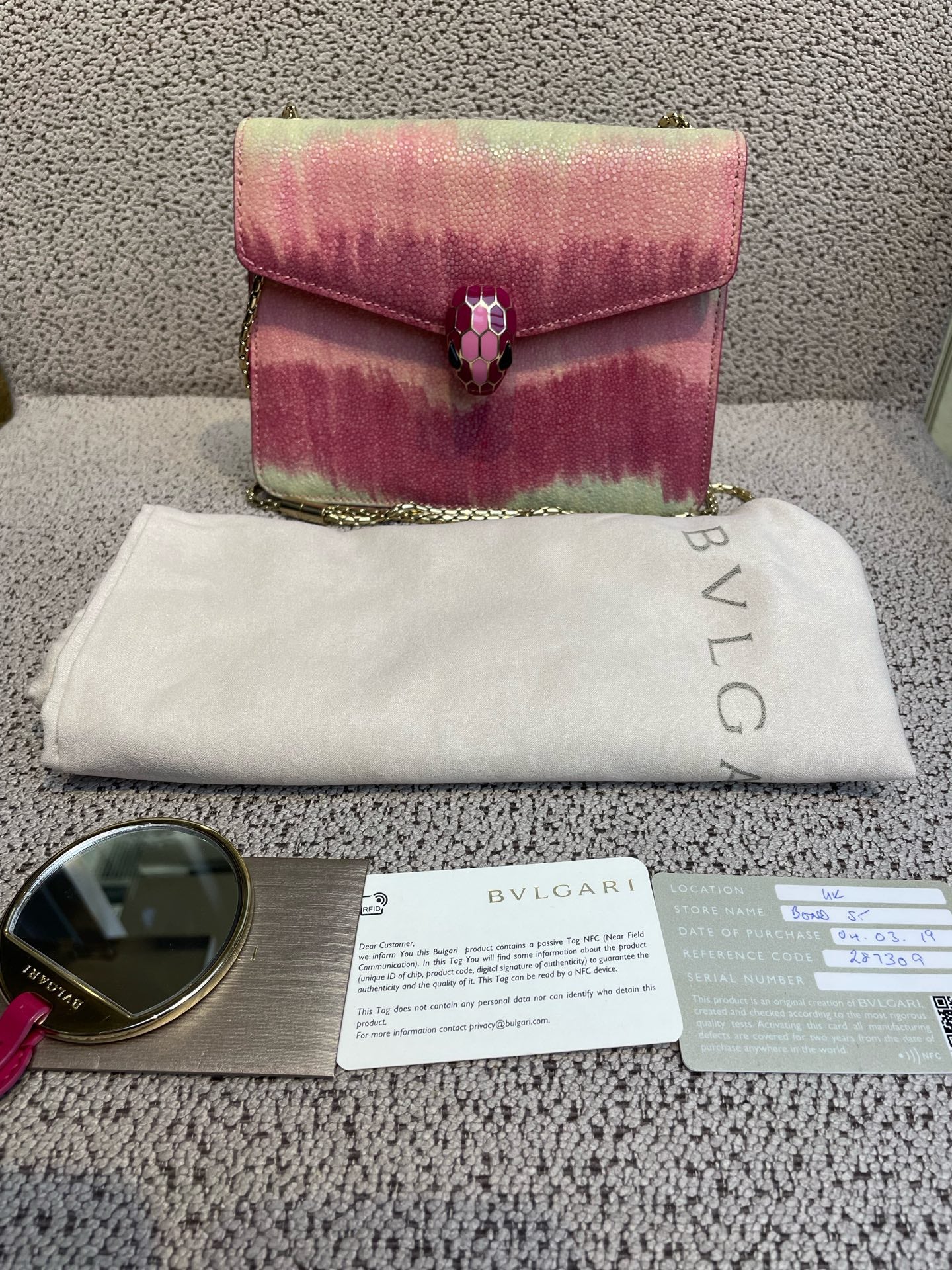 Bvlgari - Serpenti Forever Riviera Limited Edition - Stingray skin - Multicolour - (small)