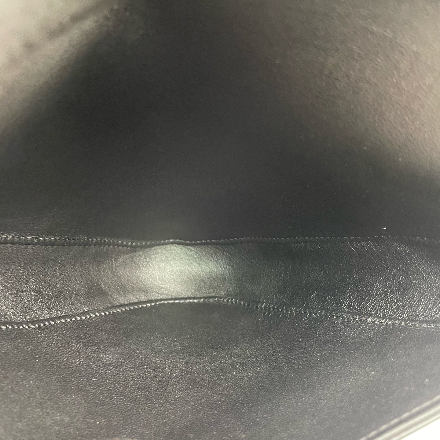 Celine - Triangle Bag - Smooth leather - Black - (mini)