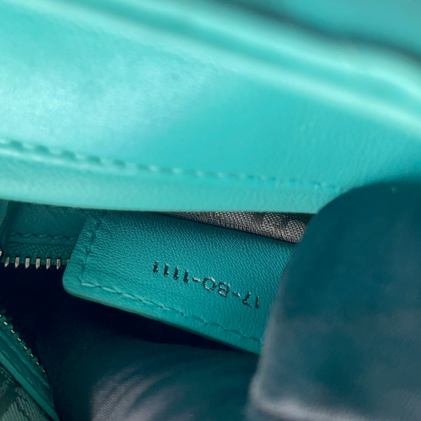 Dior - Lady Dior - Lambskin leather - Aqua Blue with Silver-Tone Hardware - (Medium)