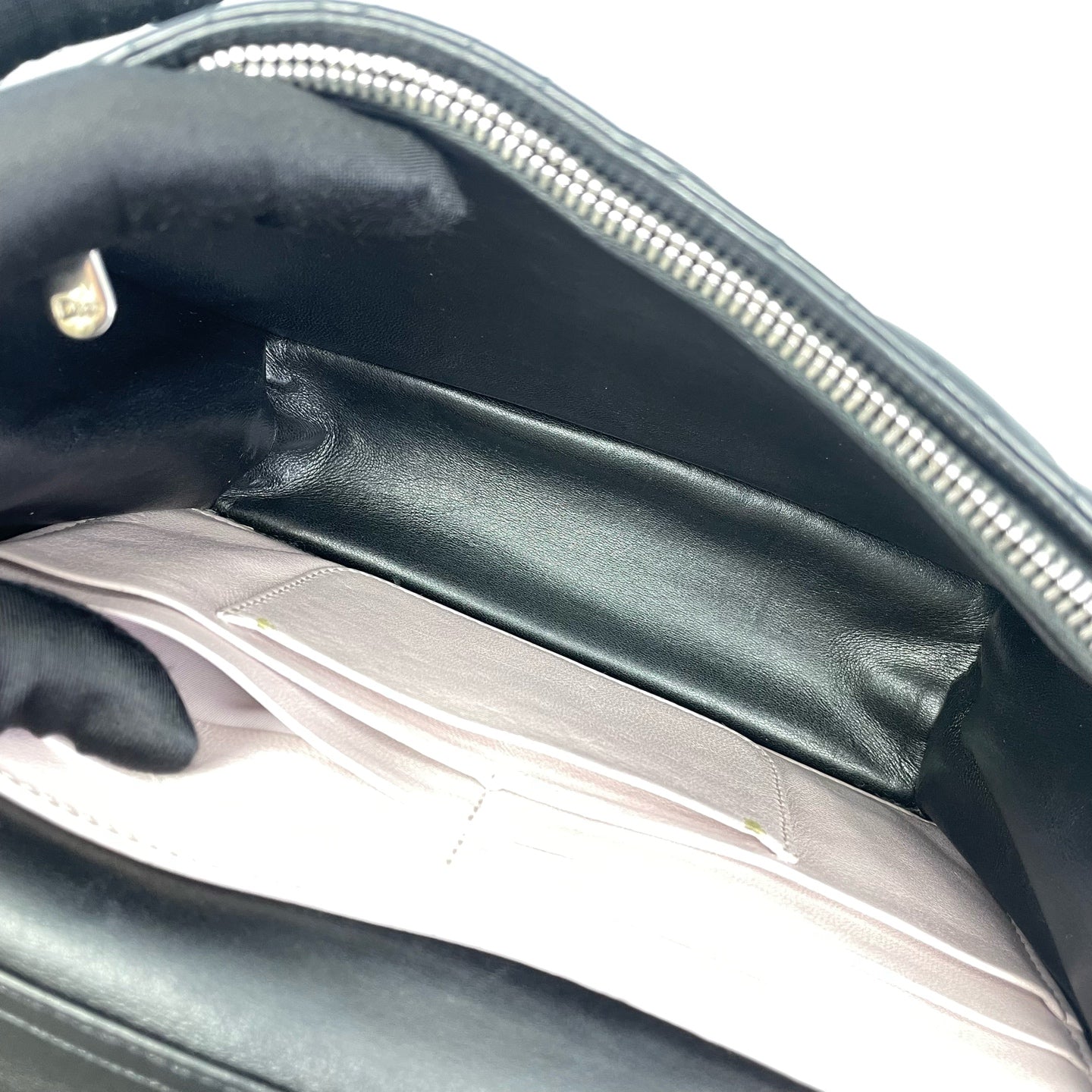 Dior - Lady Dior Quilted Chain Bag - Leather - Black - (mini)