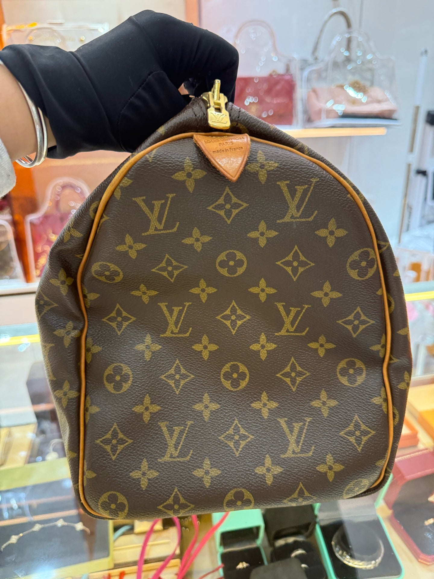 Louis Vuitton - Keepall 45 - Monogram coated canvas with Vachetta leather trim - Brown - (large)