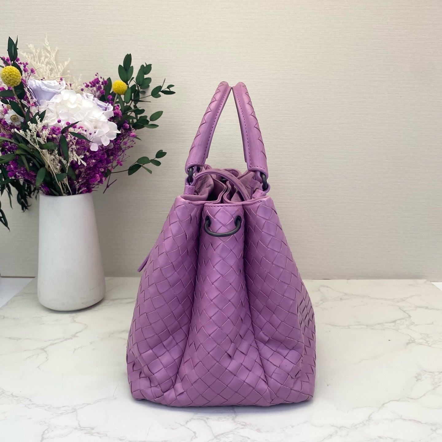Bottega Veneta - Roma - Leather - Purple - (small)