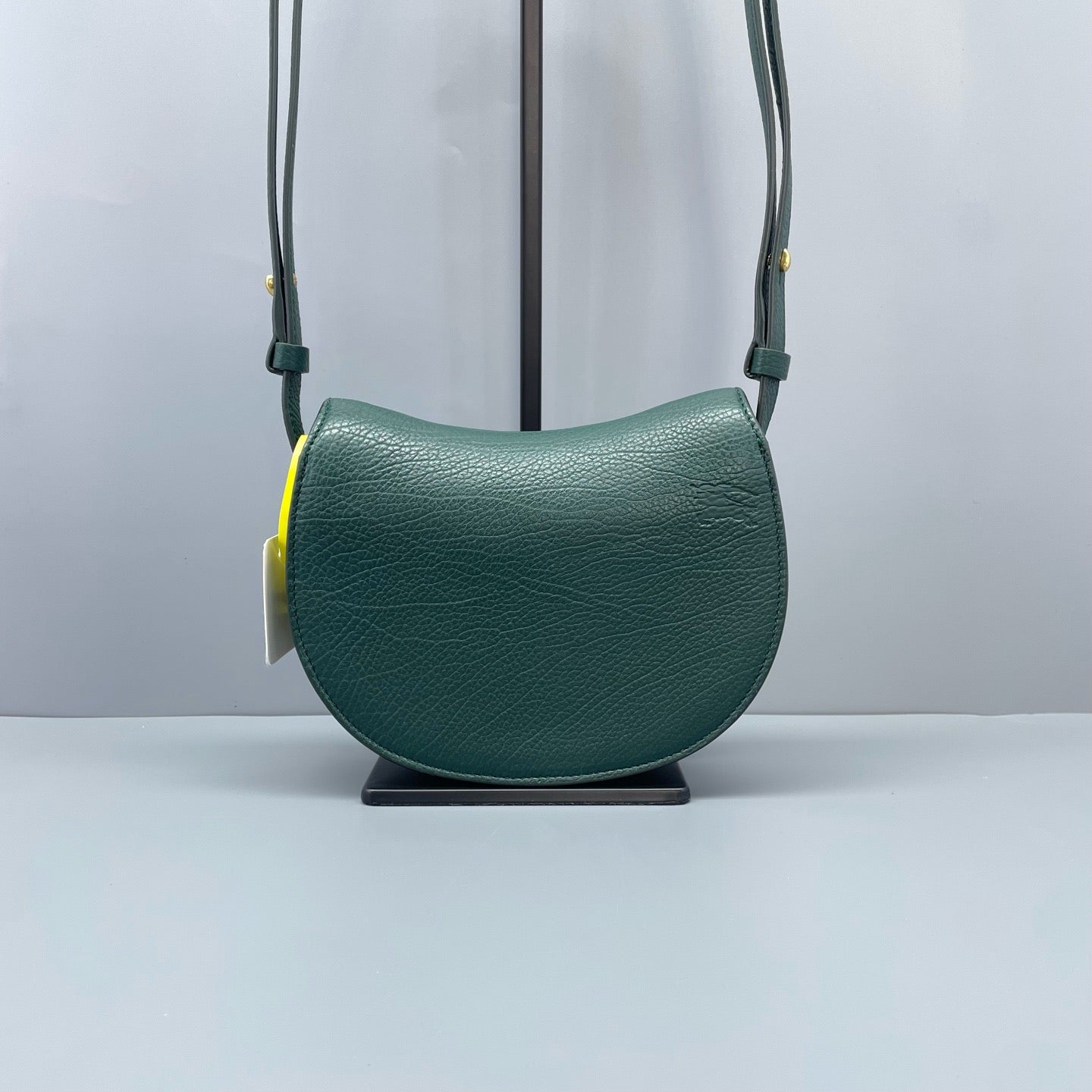 Burberry - Saddle Bag - Grained leather - Dark Green - (mini)