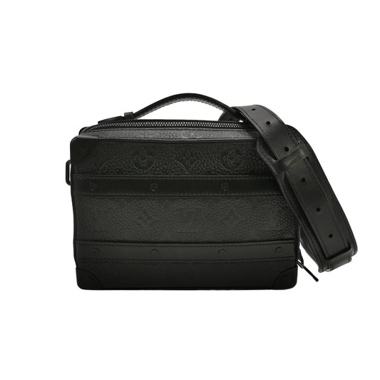 Louis Vuitton - Mini Trunk Messenger - Grained leather - Black - (small)
