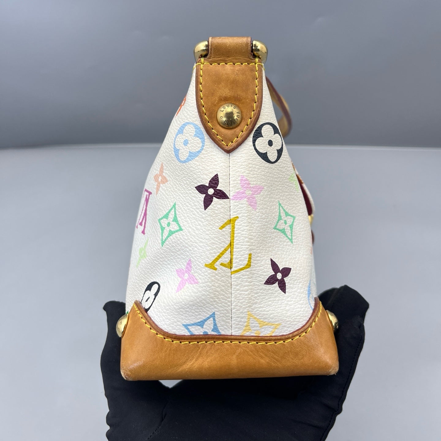 Louis Vuitton - Monogram Multicolore Shoulder Bag - Monogram Multicolore coated canvas with Vachetta leather trim - White, Multicolour - (medium)