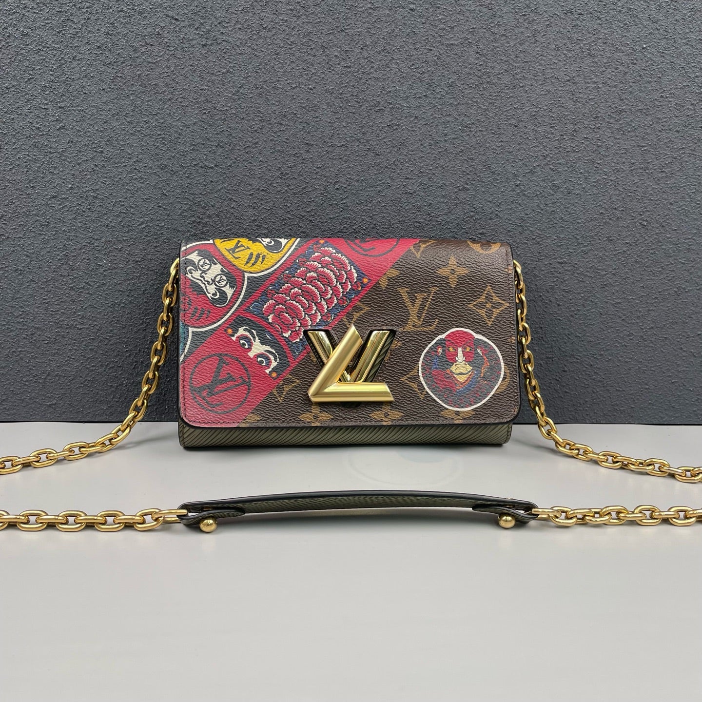 Louis Vuitton - Twist WOC (Wallet on Chain) - Epi leather and Monogram Canvas - Multicolour - (mini)