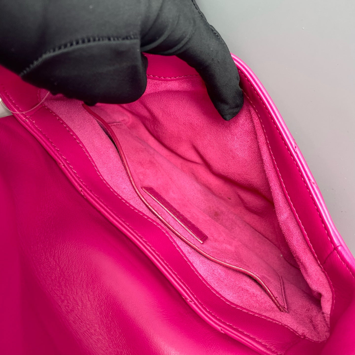 Saint Laurent - Le 57 Hobo Bag - Lambskin leather - Pink - (Medium)