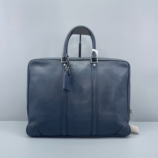 Louis Vuitton - Briefcase - Leather - Navy - (Large)