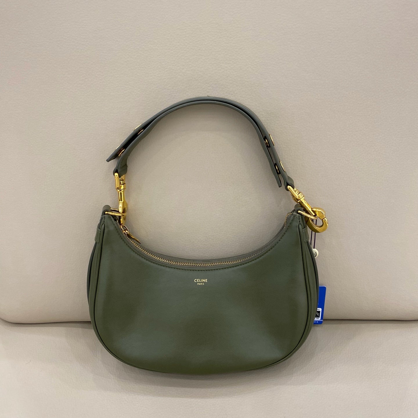 Celine - Ava Bag - Cowhide leather - Green - (small)