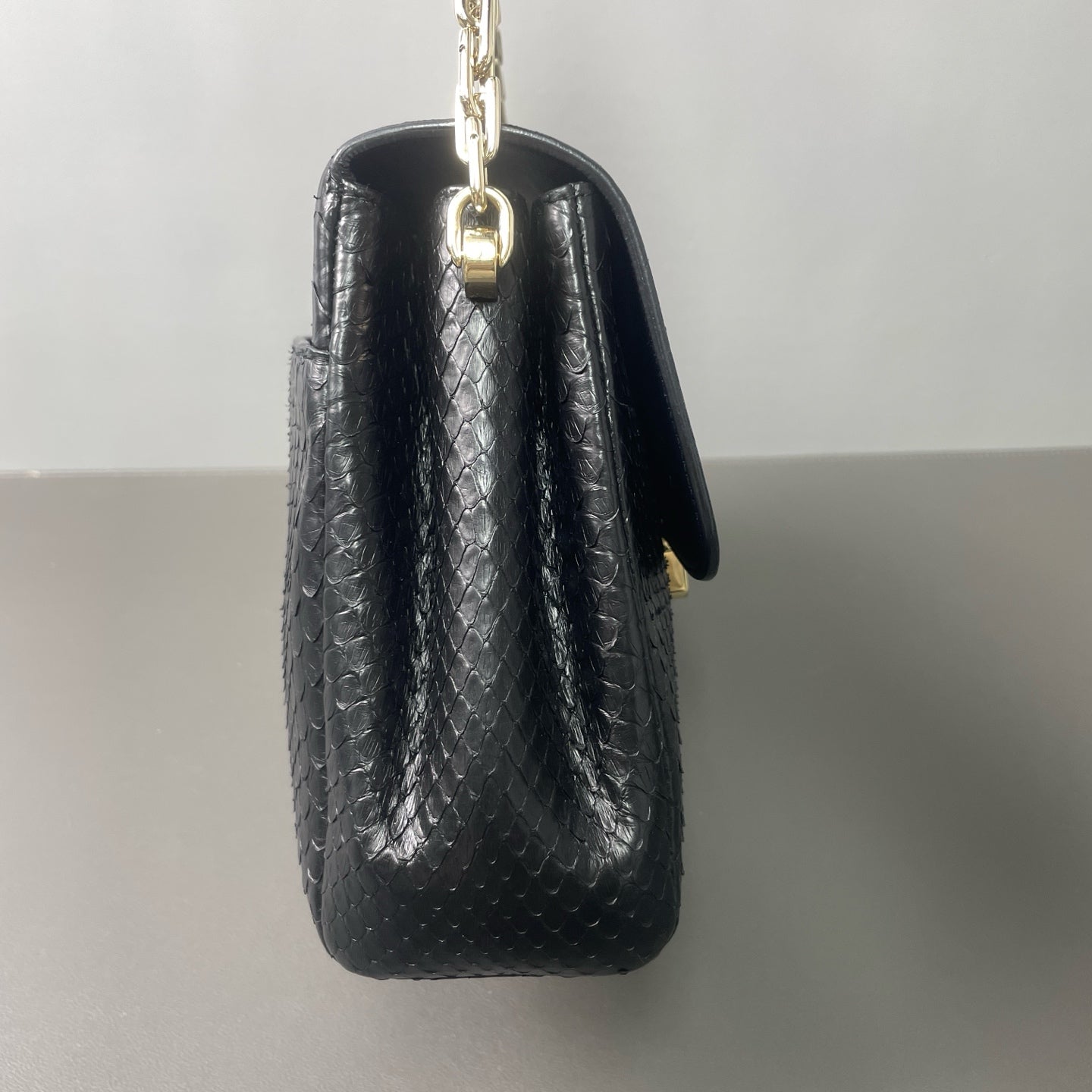 Dior - Diorling Chain Bag - Python skin - Black - (small)