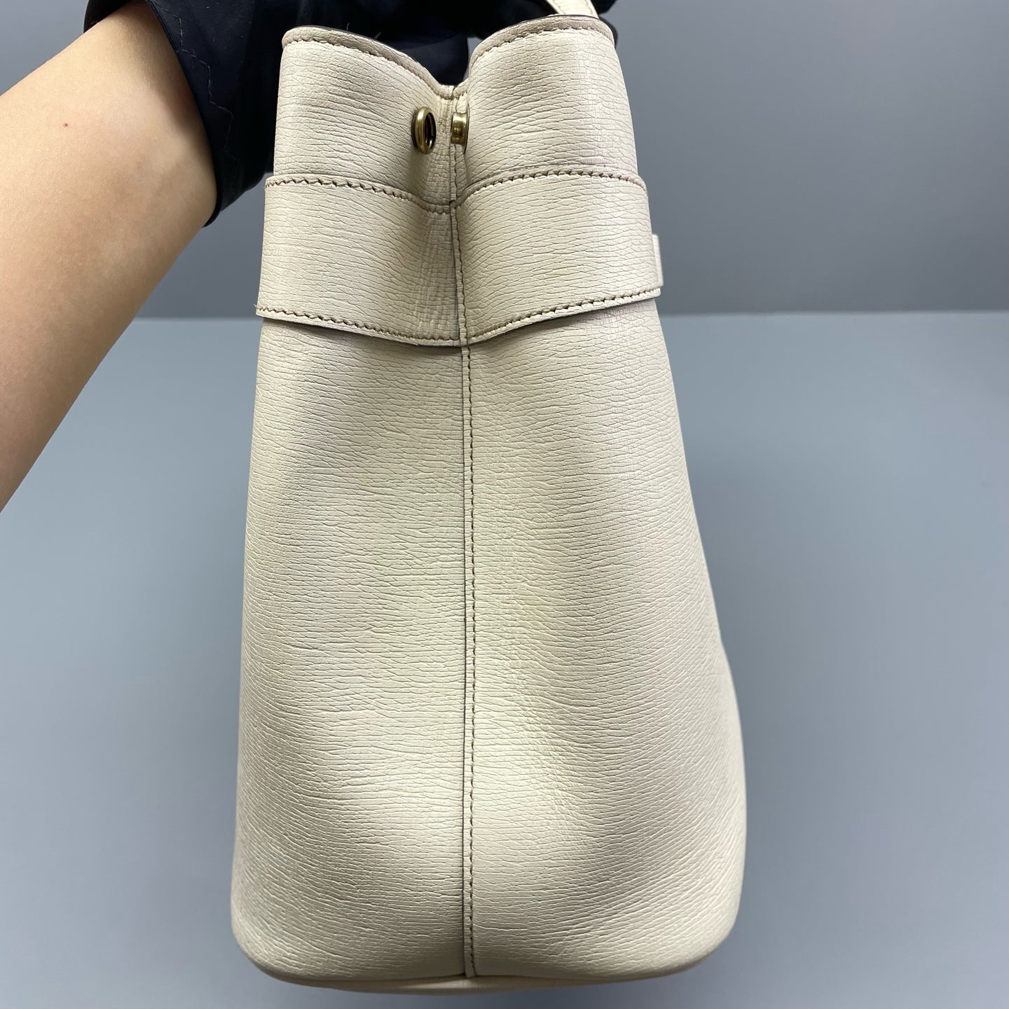Gucci - 1955 Horsebit Handbag - Leather - White - (Medium)