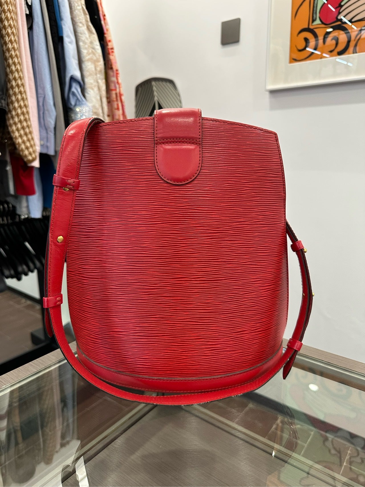 Louis Vuitton - Cluny - Epi leather - Red - (Medium)