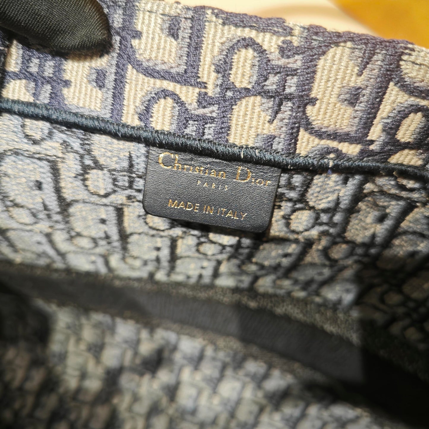Dior - Book Tote - Cloth - Blue - (large)