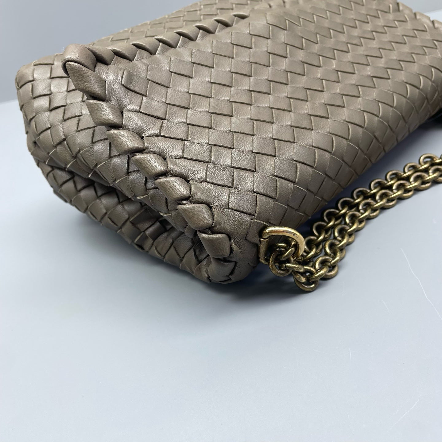 Bottega Veneta - Olimpia - Leather - Grey - (small)