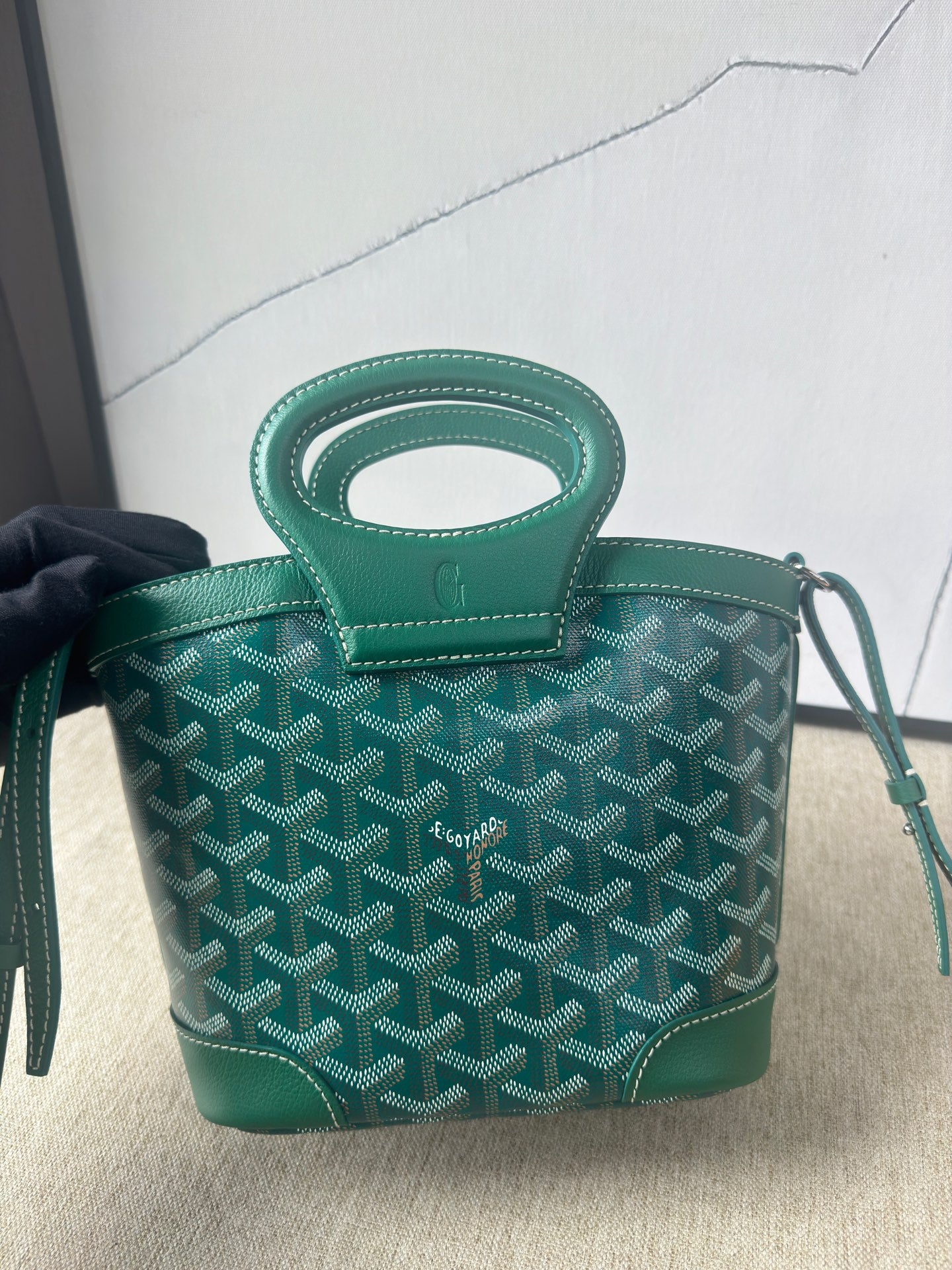 Goyard - Beluga mini - Goyardine canvas with leather trim - Green - (mini)