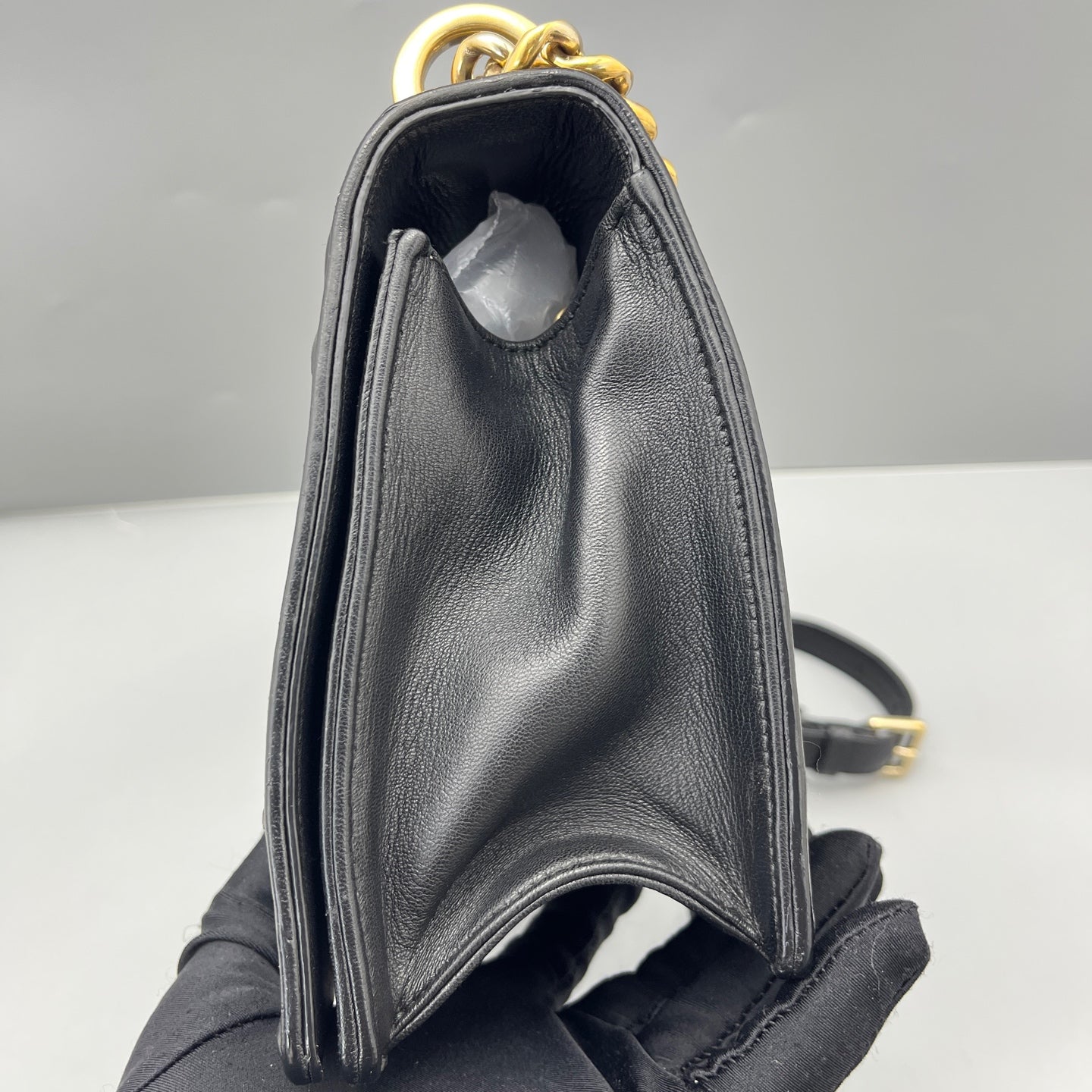 Dior - Diorama Bag - Grained Calfskin Leather - Black with Gold-Tone Hardware - (medium)