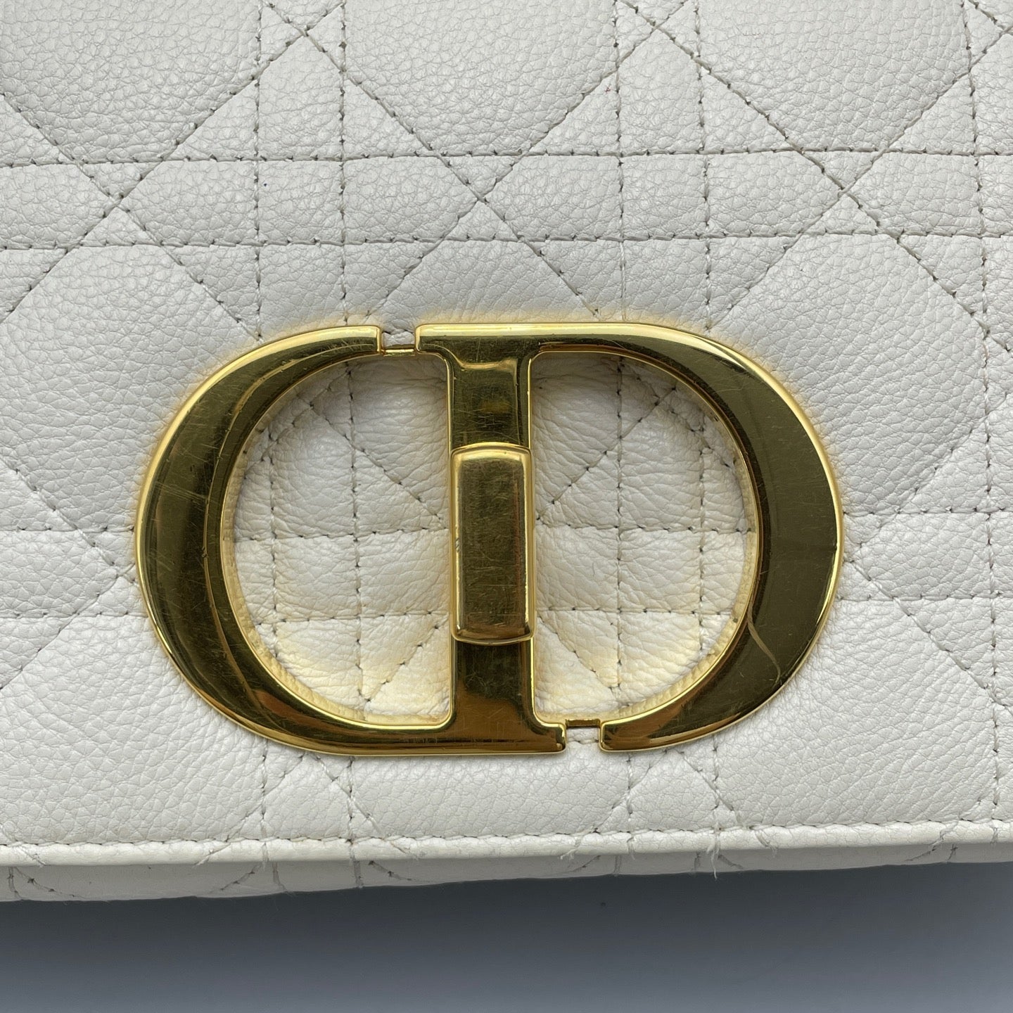 Dior - Miss Caro - Grained leather - White - (Mini)