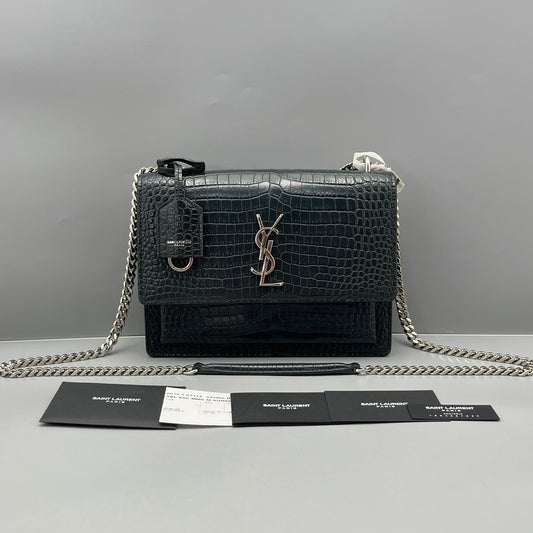 Saint Laurent - Sunset - Leather - Green - (medium)