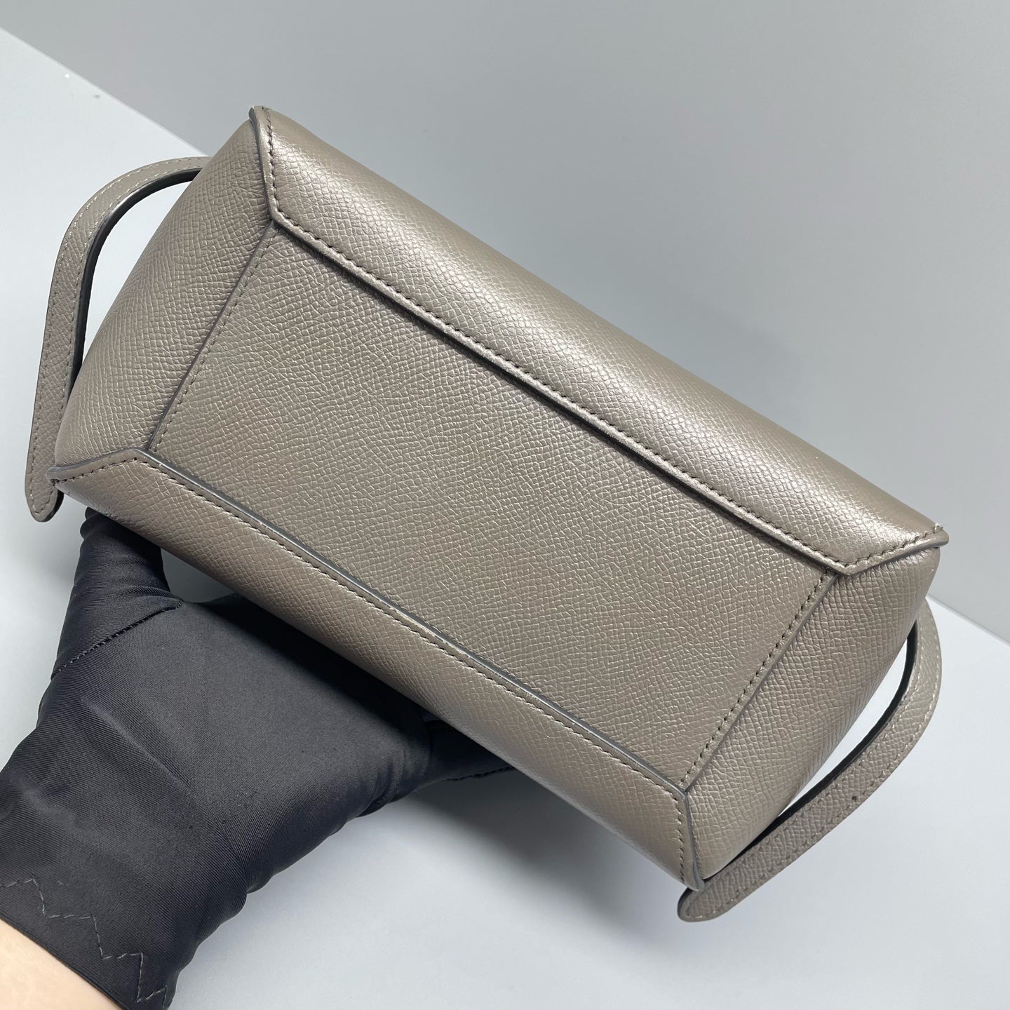 Celine - Belt Bag Nano - Grained leather - Elephant Grey - (mini)