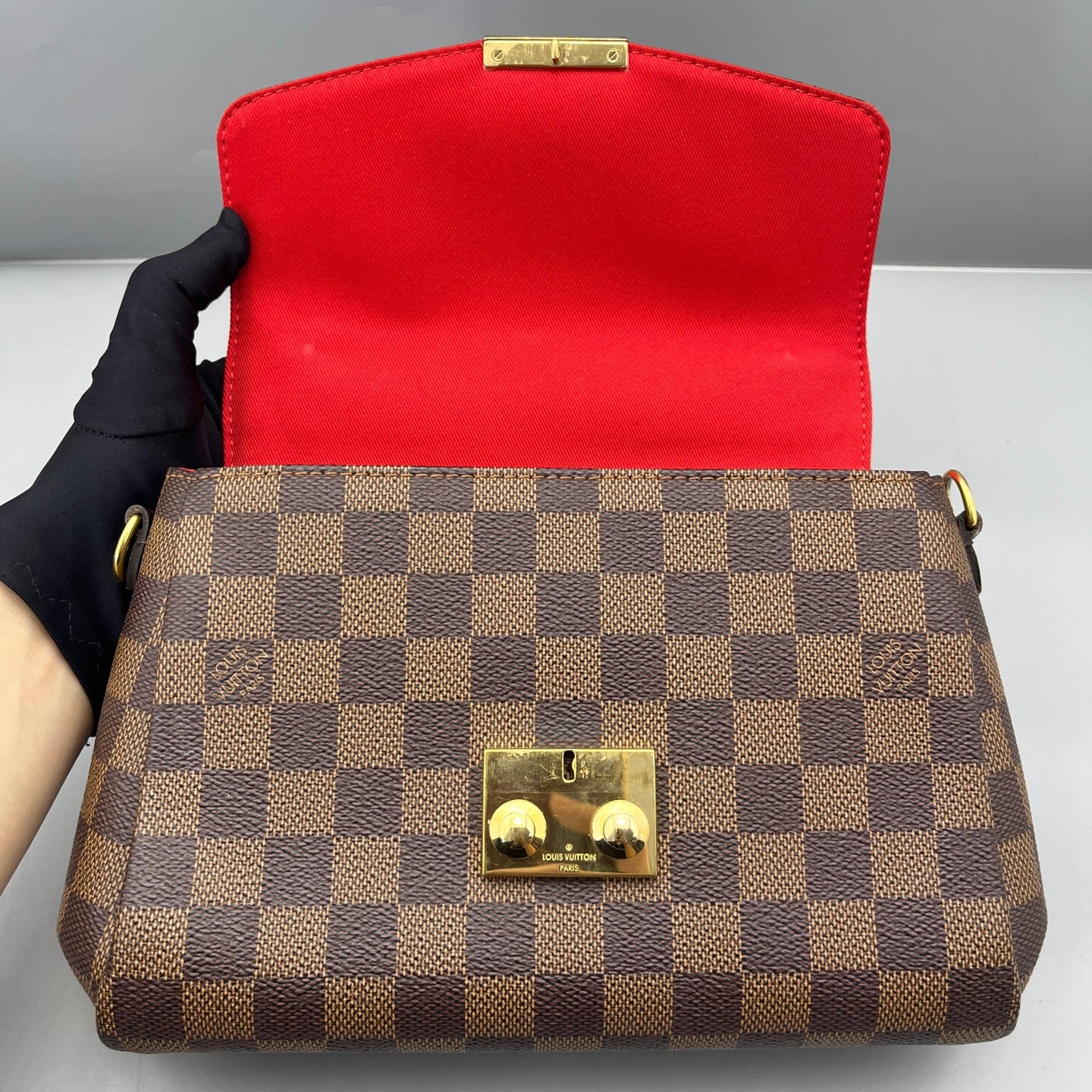 Louis Vuitton - Pochette Metis - Damier Ebene coated canvas with leather trim - Brown - (Small)