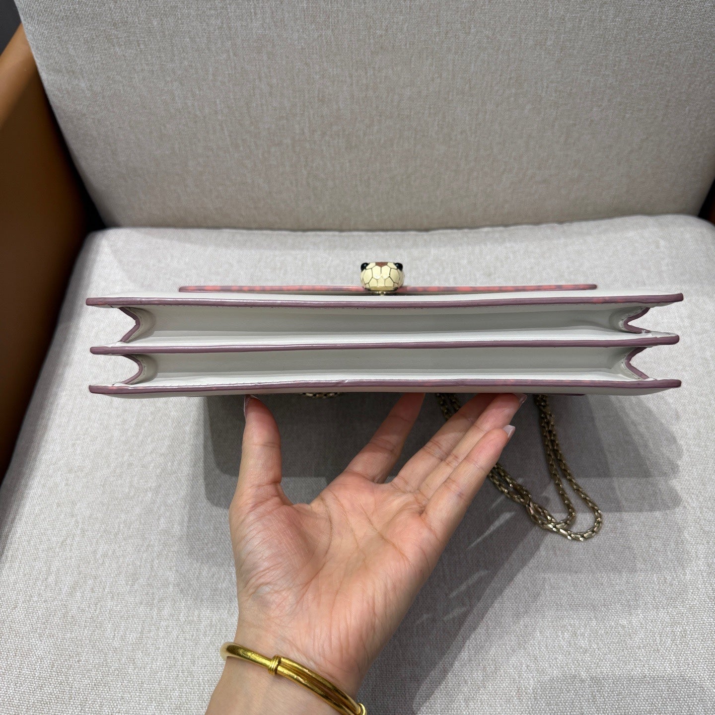 BVLGARI - Serpenti Forever - Leather - White - (medium)