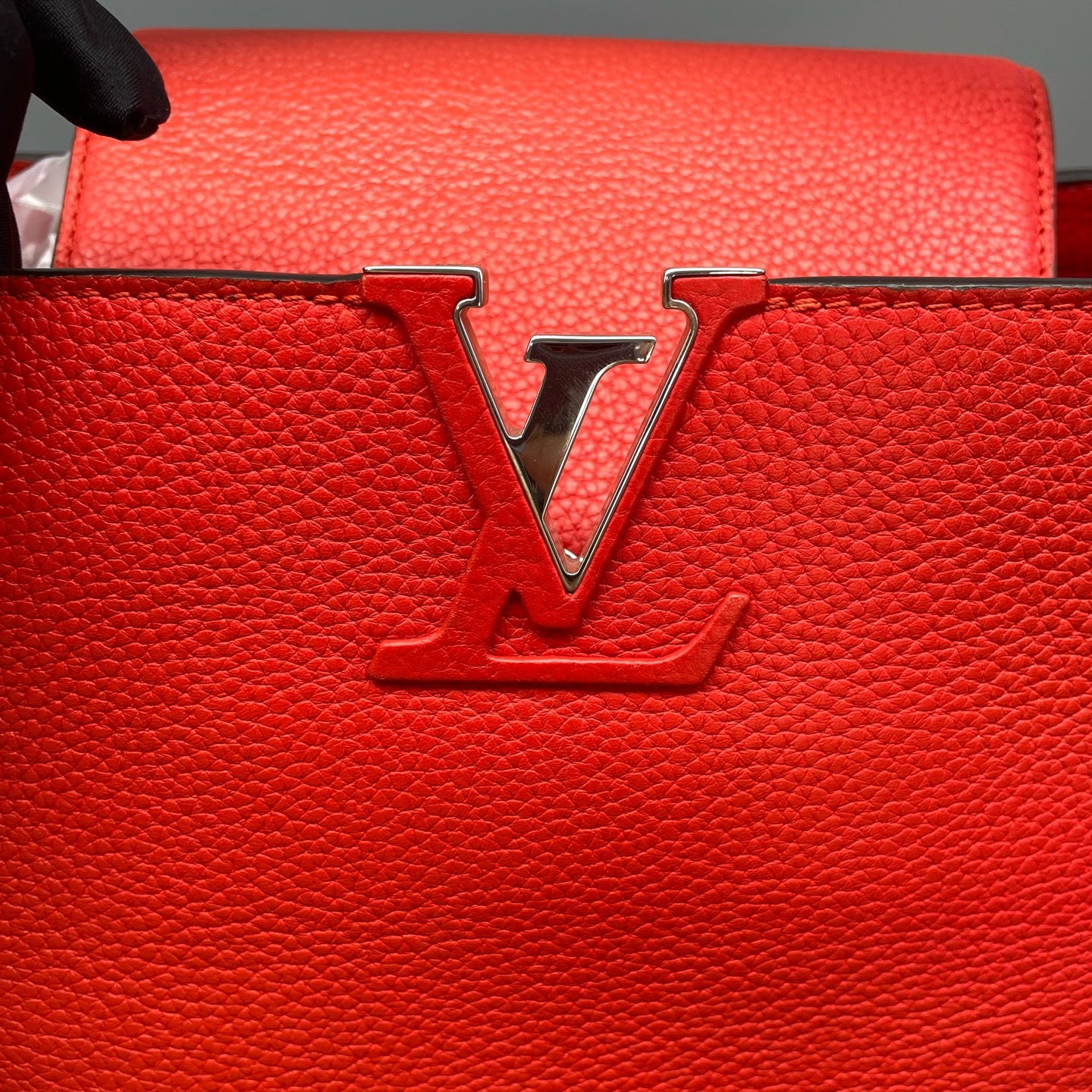 Louis Vuitton - Capucines - Leather - Red - (large)